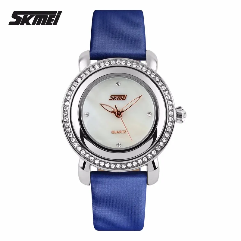

SKMEI 9093 Thin strap watch 2017 hot fashion ladies watches base metal japan watches