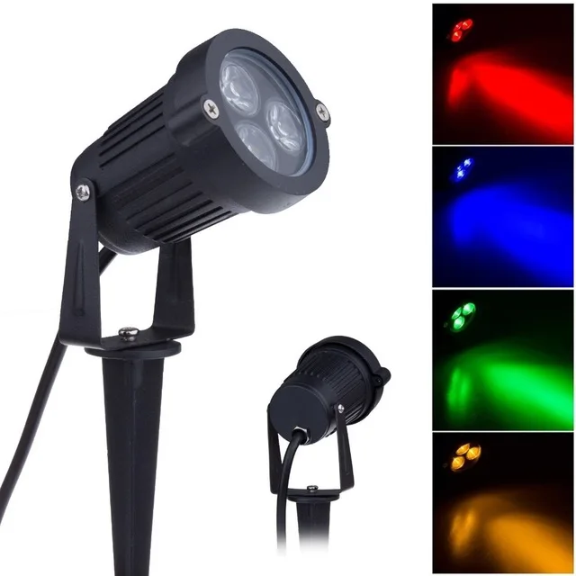 Outside 12v 110v 220v Rgb 6w 9w E27 Spike Light For Garden - Buy