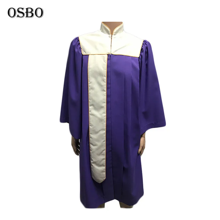 Cheap Men's Pulpit Clergy Robe Clergy Church Choir Robe Wholesale Buy Church Choir Robe,Men's