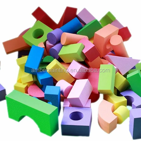 EVA Foam Colorful Building Blocks Kids Brick Toys
