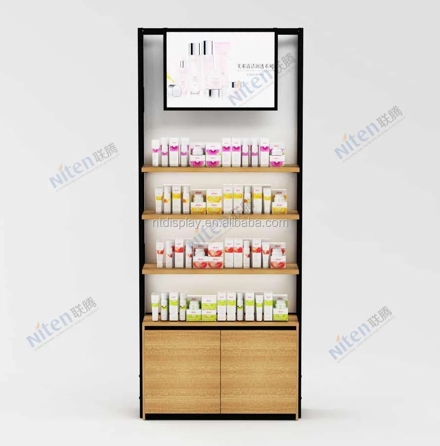 Korean Style Cosmetic Store Display Fixture Store Furniture Buy