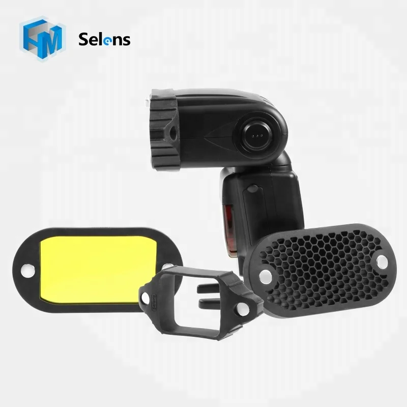 Selens Magnetic Flash Modifiers Honeycomb Grid Spot Filters Set For Nikon Canon Flash Speedlite