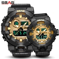 

SBAO S-8018 Brand Led Display Men Woman Sport Lovers' Watch Digital Wristwatch Stop Daily Alarm Calendar Water Resistant Shock