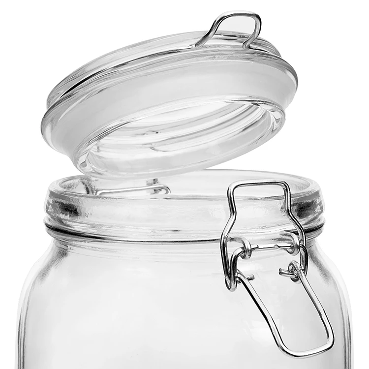 Swing Top Bale Jars,Glass Bottle With Wire Snap Buy Square Swing Top