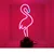 Custom neon light 12V DC flamingo neon sculpture tabletop lamp for decoration chinese supplier