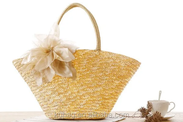 craft straw handbag
