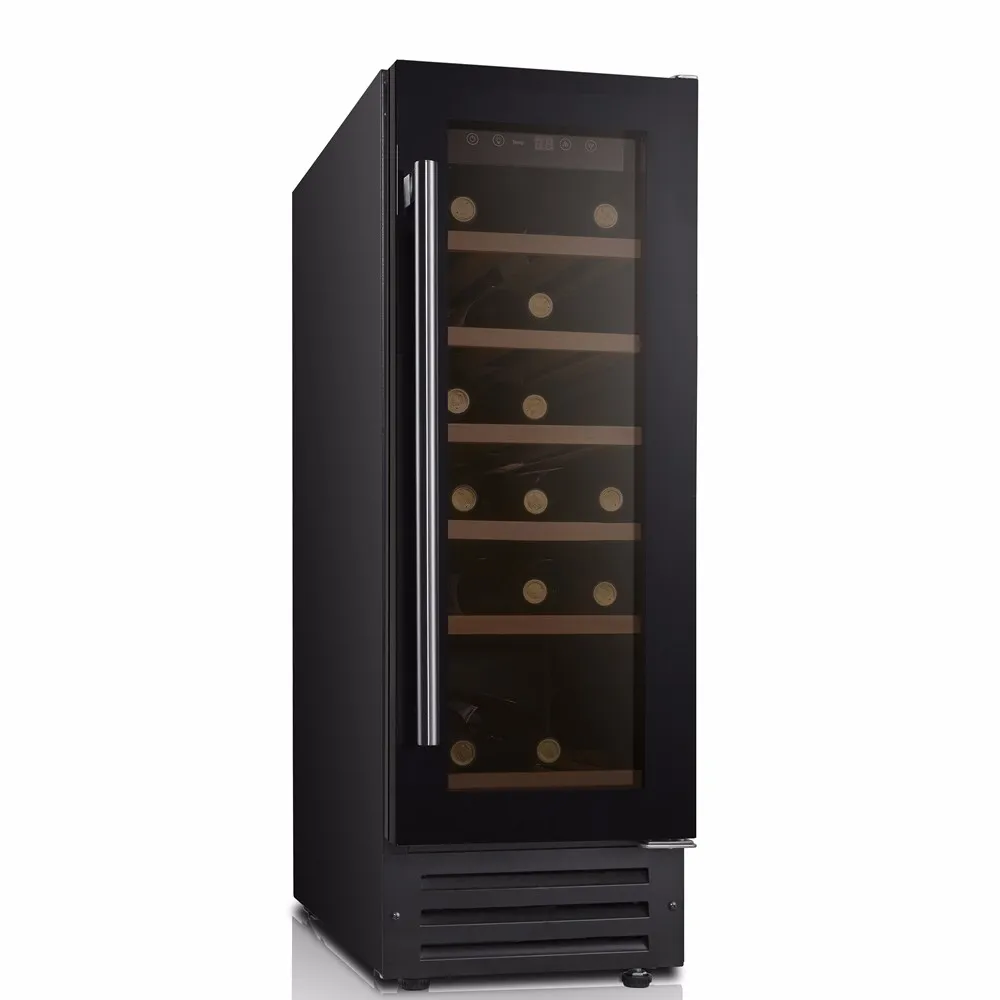 18 Bottles Slim Built In Integrated Wine Fridge Buy Built In Wine
