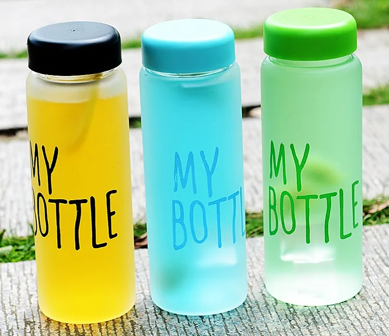 Fashion Eco Friendly Portable Clear My Bottle Sport Plastic Glass Fruit ...