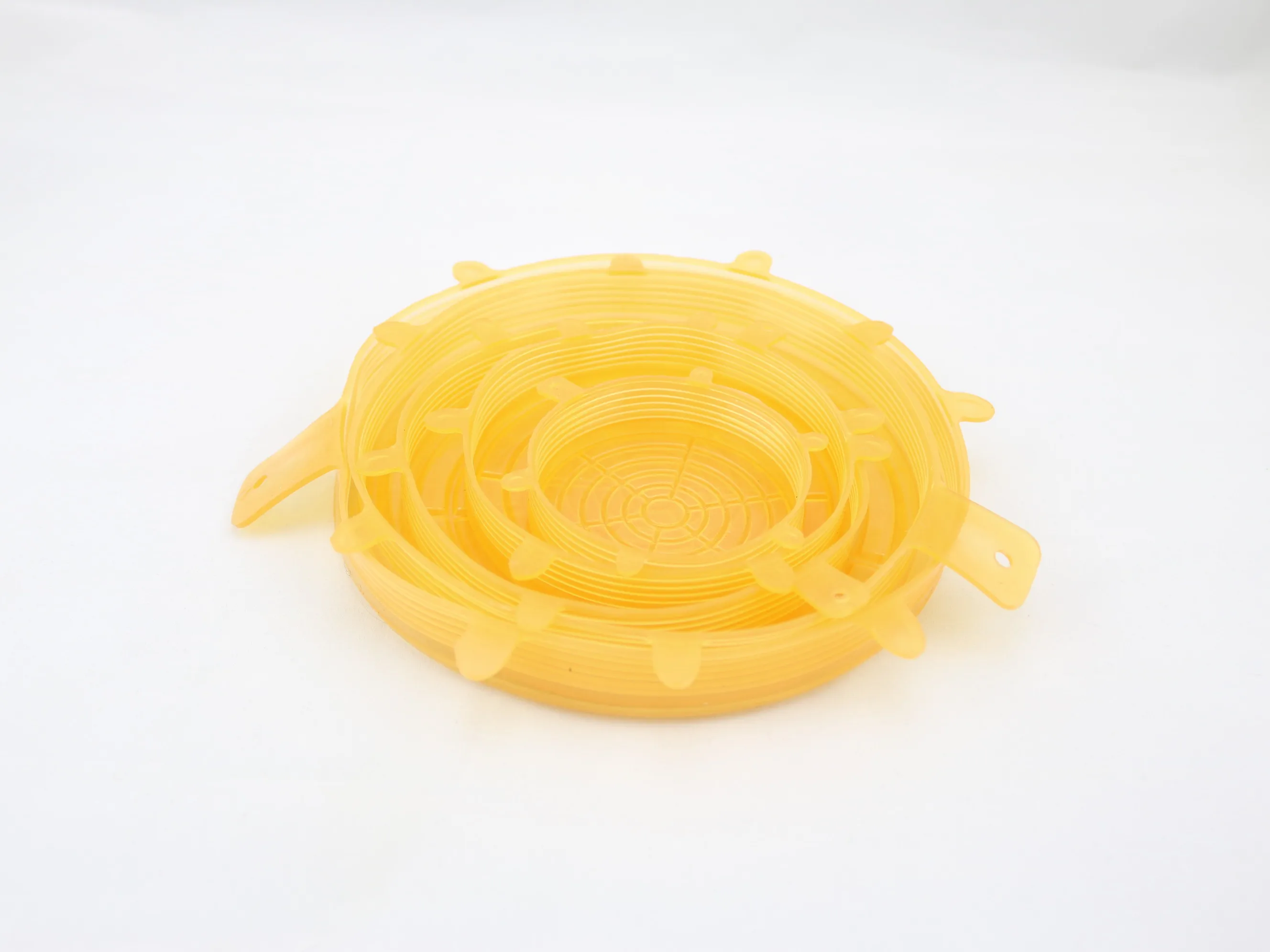 
5 pcs set High Quality eco food grade Stretch Silicone Lids Silicone Storage Container Lids reusable food wrap 