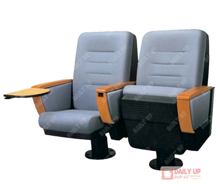 Assembly Hall Chair Terrace Water Proof Fabric Comfortable Classroom Chair Top Gear Lecture Chairs with Writing Tablet