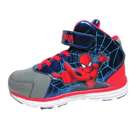 High Quality Red Blue Boys Kids Students High Top Sneaker Shoes - Buy ...