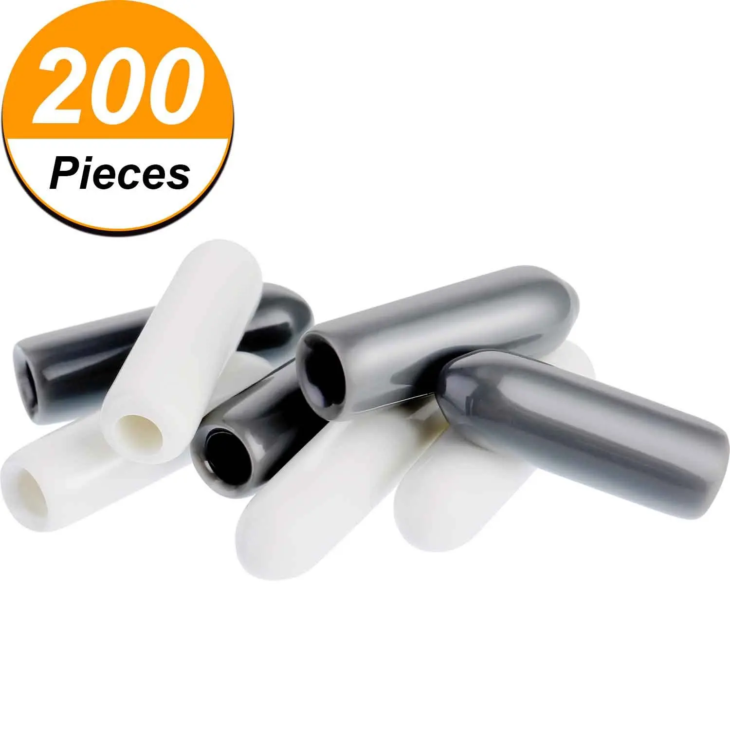 Gray 1/8 Inch/ 3 mm in Inner Diameter 100 Pieces Dishwasher Rack Tip Tine Cover Caps Prong Rack Caps Just Push on to Repair 