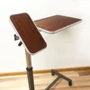 patient dining wooden overbed table