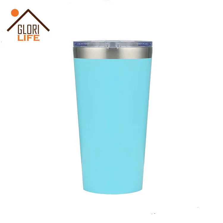 

20OZ 500ML Double walls with Lid Thermos Coffee Tea Travel Mug, Raw/ blue/pink/black/customized color