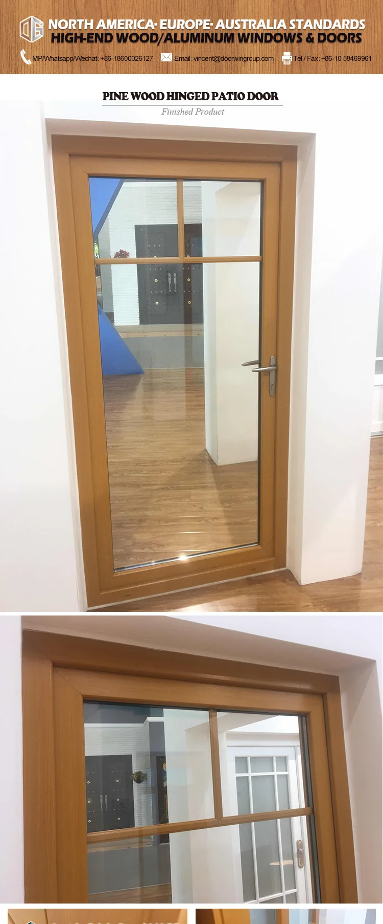 small office wood door with glass new front door