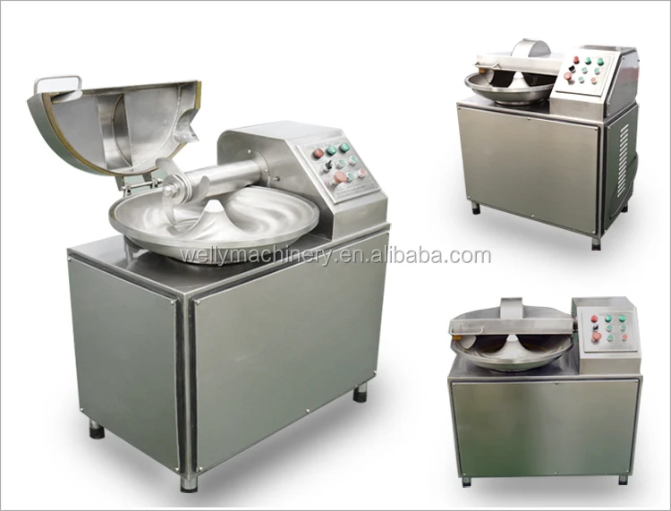 Industrial Minced Meat Bowl Chopping Sausage Machine 40l 3 Blades Bowl