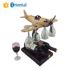 Wooden Wine Bottle Holder New Product Single Engine Airplane