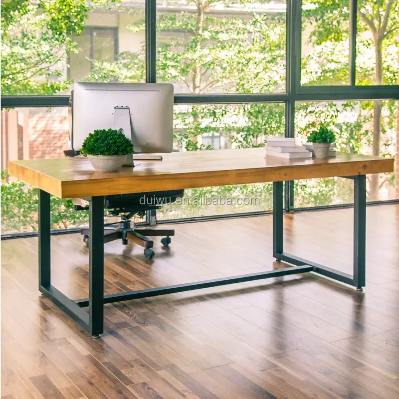 Foshan Custom Office Table Design Photos Of Wooden Manager Desk