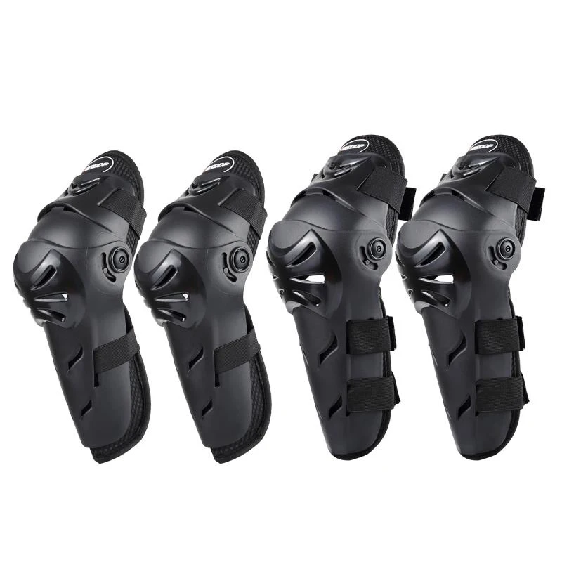 

Racing protective knee leg protector Motorcycle motocross knee guard protector, Black