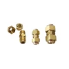 Refrigerant fitting tube connector brass male threaded copper tube flare union/brass pipe fitting