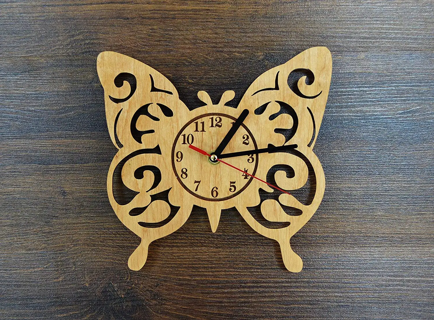 Featured image of post Butterfly Wall Clock Design - Antique style home decor pattern :