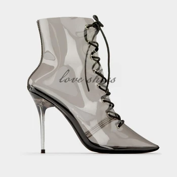 ankle boot transparente