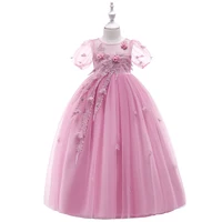 

Mqatz Kids Frock Designs Embroidery Baby Long Dress Girls Party Girl Dress for Wedding Party LP-217