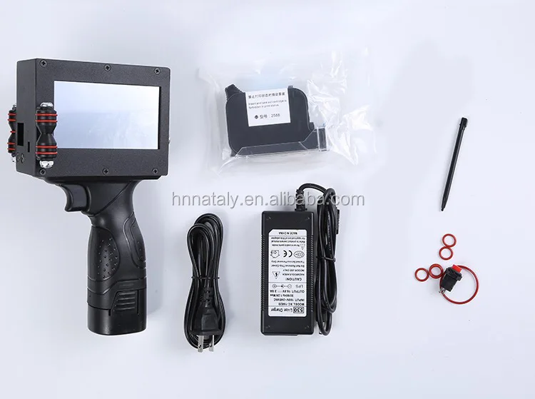 Nataly T3 Handheld Inkjet Qr Code Printer On Wood