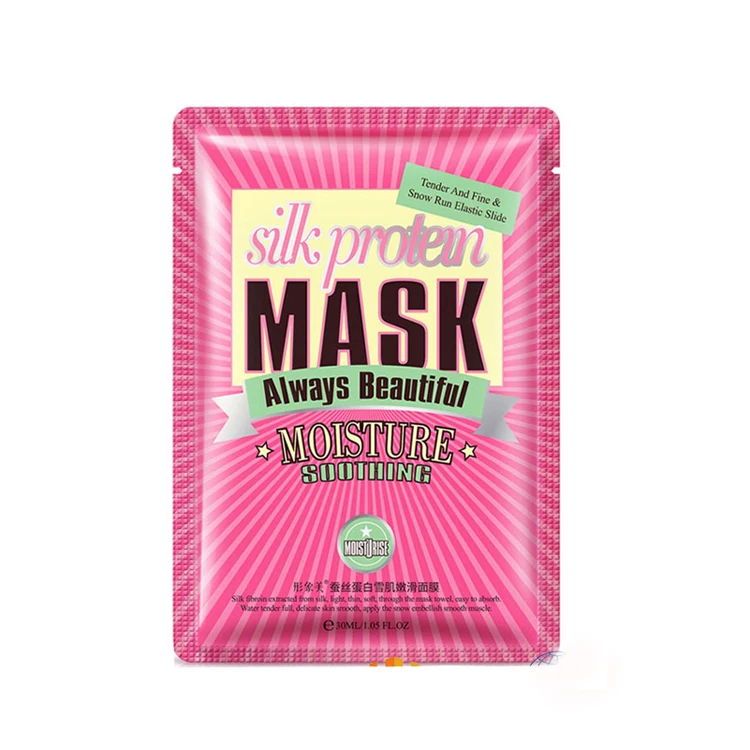 

wholesale skin care product smoothing and nourishing silk protein natural face masks for acne