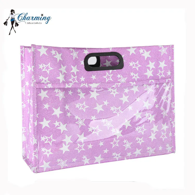 glitter paper bag