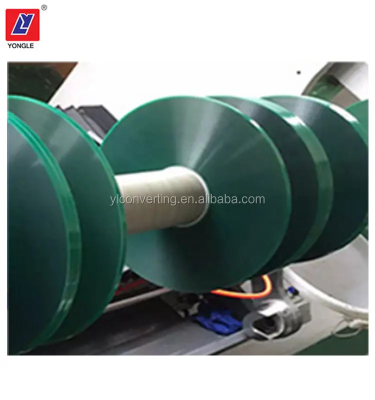 
High Speed High Precision Automatic PVC Insulation Tape Jumbo Roll Cutting Machine 