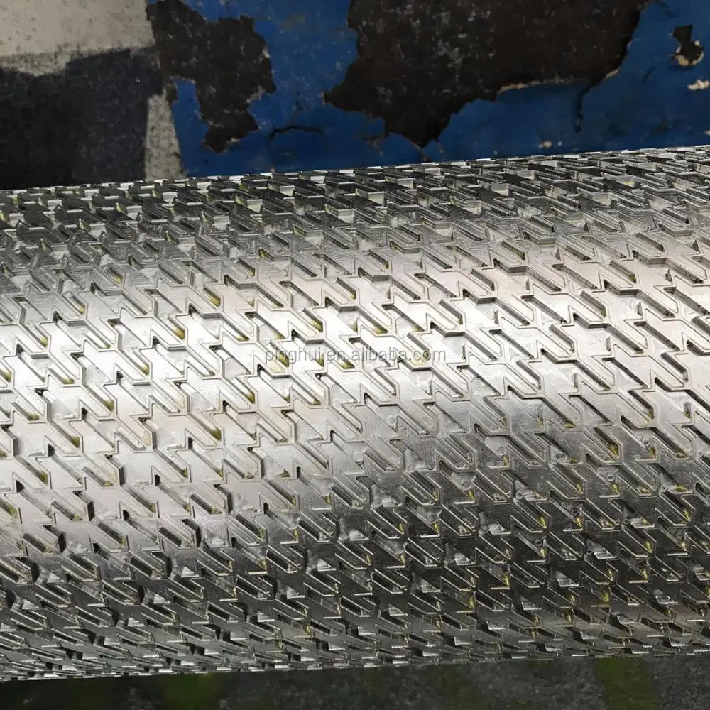 
Engraved steel roller 