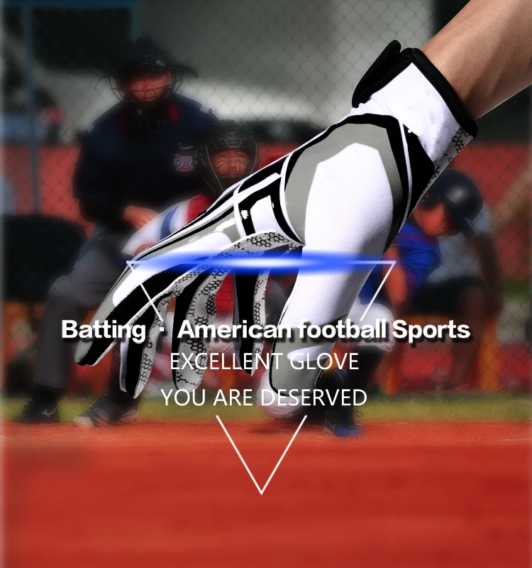 Hbg 1071 Professional Custom Baseball Batting Gloves Hand Protection