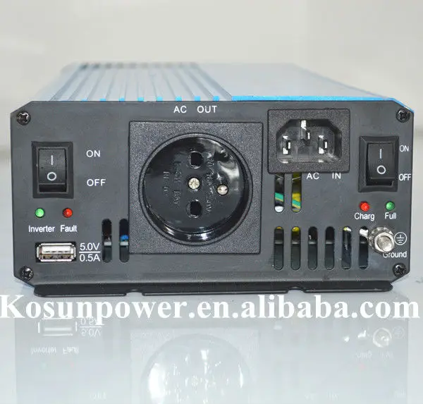 DC to AC 2000W pure sine wave inverter with charger & remote control (0ff Grid)