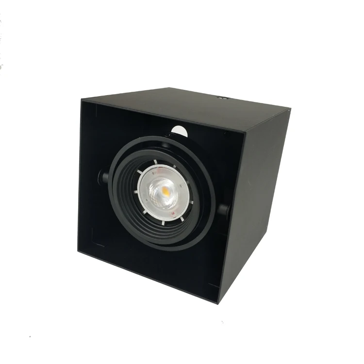 Pure Aluminum Square Design Surfaces Mounted Downlight With Cob Led ...