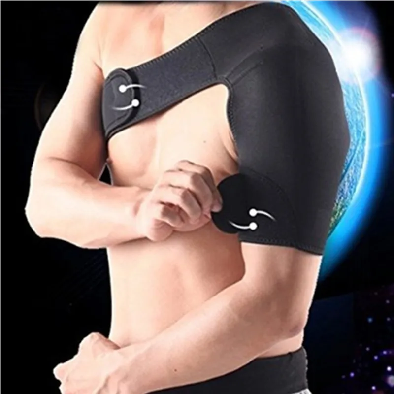 

2019 high quality durable Adjustable neoprene single Shoulder Support Brace Shoulder Protector