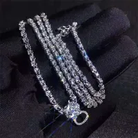 

elegant ladies party wear diamond jewelry 18k gold 2.58ct natural white diamond pendant necklace