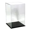Counter Top Mini Acrylic Baseball Bat Display Case with Black Base
