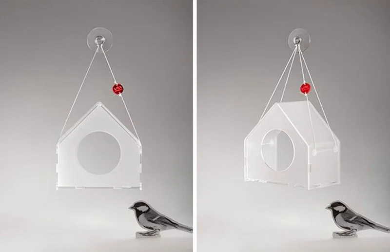 window bird feeder hanger
