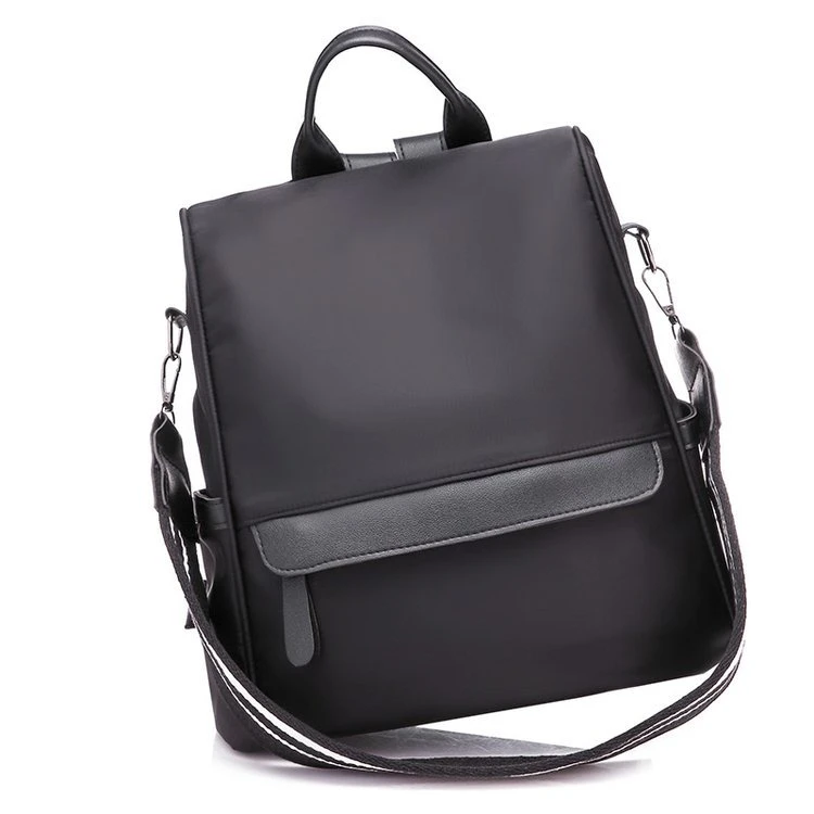 

Large capacity trendy girls traveling shoulder bag waterproof PU leather backpack for women