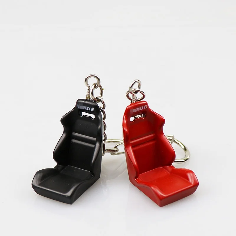 
JDM Aluminum Car Chair Racing Seat Keychain Keyring 