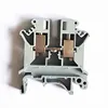 High Voltage Brass Surface Mount Single Grey Din Rail Terminal Block