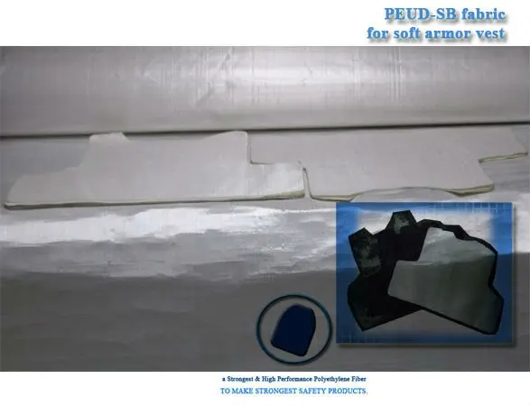 Самое легкое СВМПЭ волокно пуленепробиваемая ткань/пуленепробиваемая ...