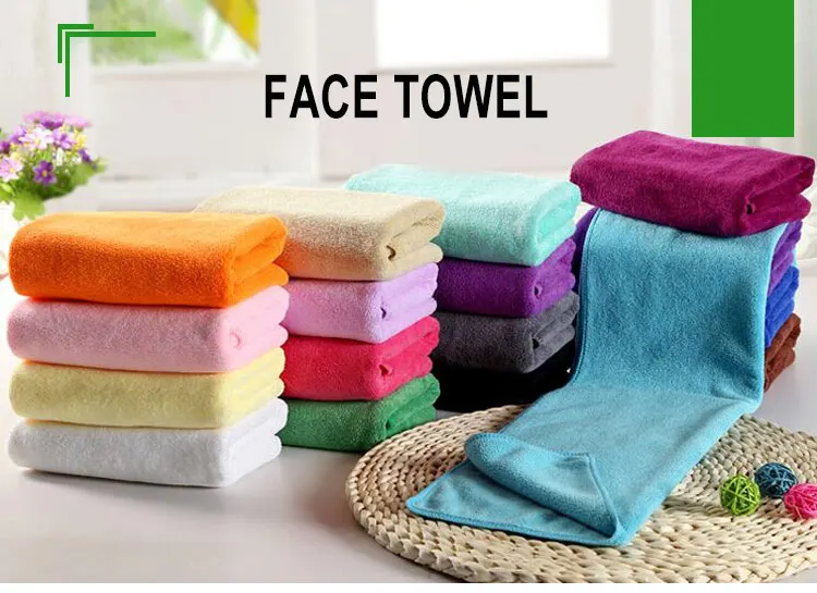 Mustomized face towels coral fleece bath towel folding face towel