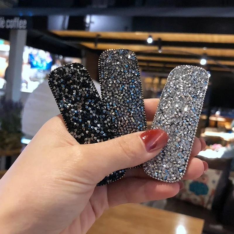 

Shihan H1023 2019 Wholesale Promotional Women Fashion Hair Clips Hair Accessories Elegant Dazzling Girls Gift Crystal Hair Clip