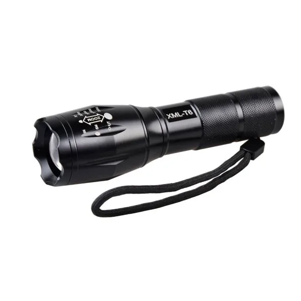 Cree E17 xm-l T6 2000 lumens torche zoomable led cree lampe de poche torche lumière pour 