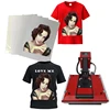 tshirt heat transfer paper for Inkjet printer A4 size 50pcs/bag sublimation paper ,Dark Color Pigment ink