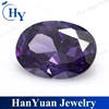 large loose gemstones amethyst cz Oval cut 12x16mm cubic zirconia