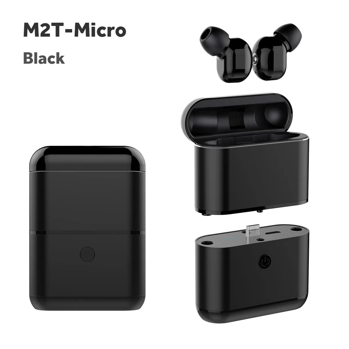 

In-Ear Stereo Bluetooth Earbuds True Wireless Headphones HiFi Bluetooth Earphone M2T-Android, Pinl;black;white