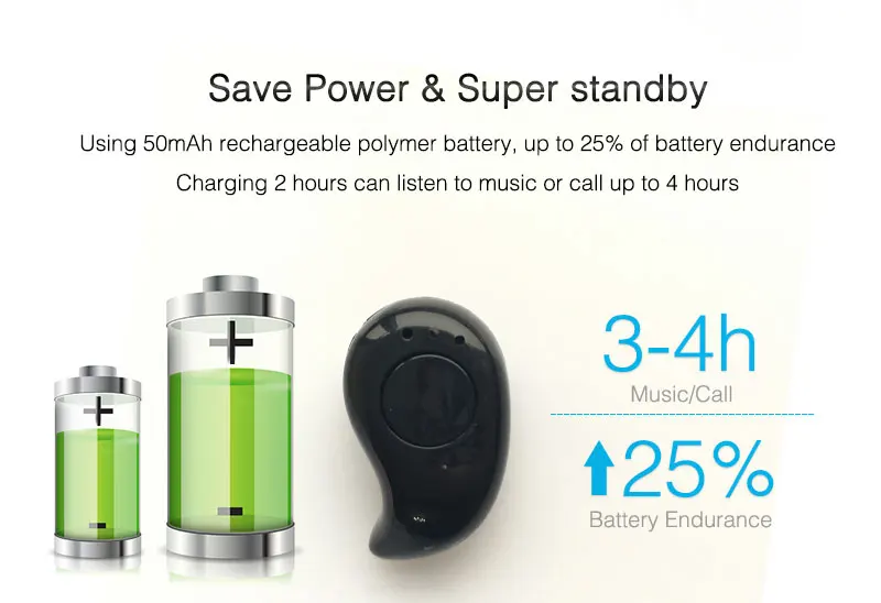 High Quality Wireless Headphones 4.0 Earbud S530 Mini Stereo Wireless